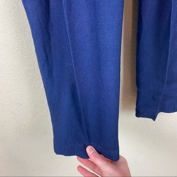 Gitano Vintage Navy Blue High Waisted Pants - Picture 4 of 11